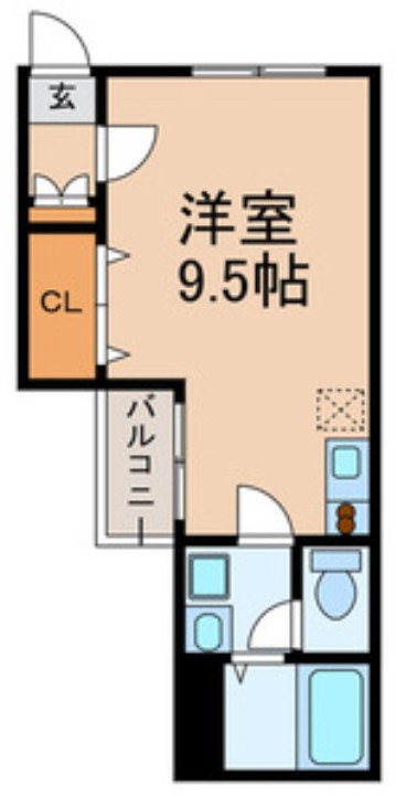 ＪＲ総武線 市川駅 徒歩12分 3階建 築18年の間取り写真