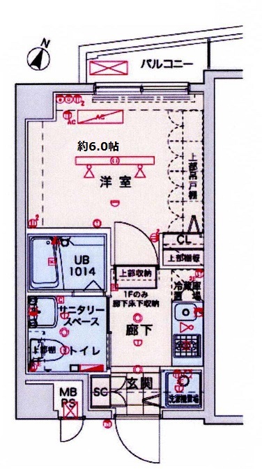 ブライズ大森東の間取り写真