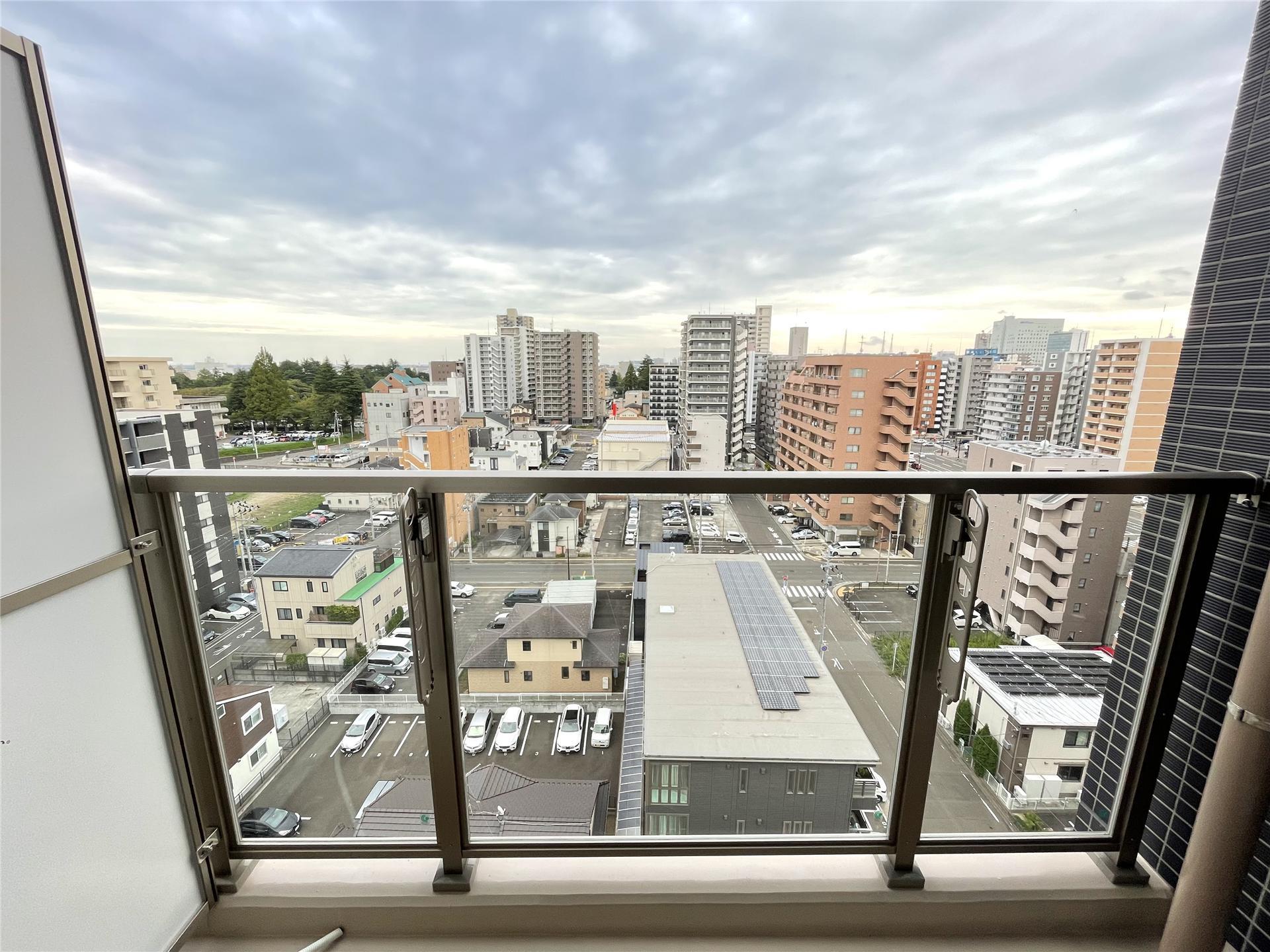 バルコニー　景観の良いベランダです