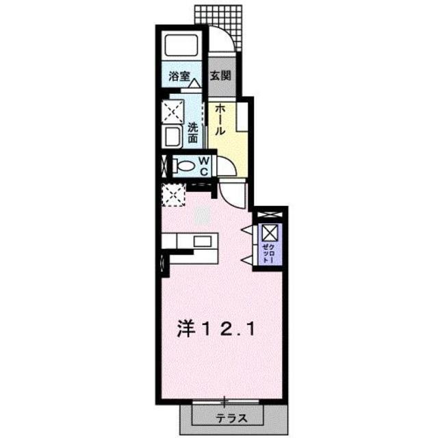ＪＲ日豊本線 国分駅 徒歩35分 2階建 築16年の間取り写真