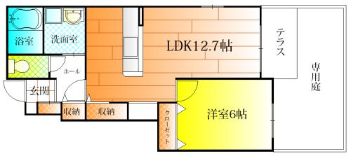 近鉄南大阪線 高鷲駅 徒歩36分 2階建 築11年の間取り写真