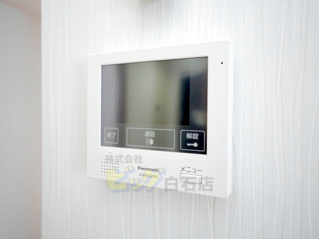 セキュリティ　モニター付きインターホン完備しています♪
