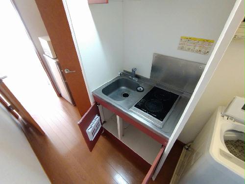 キッチン　シングルレバー設置