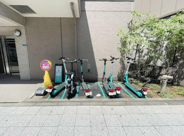 その他共有部分　敷地内にLUUPあり