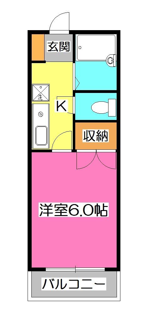 ケイアイプラザAの間取り写真
