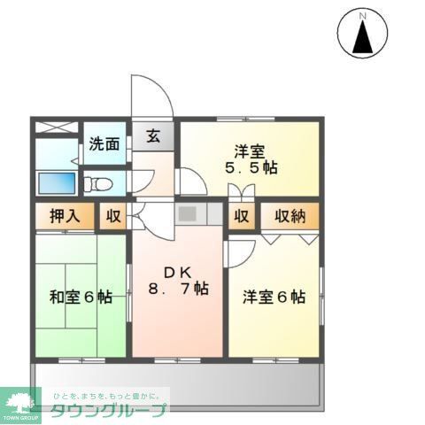 クレストールハイツの間取り写真