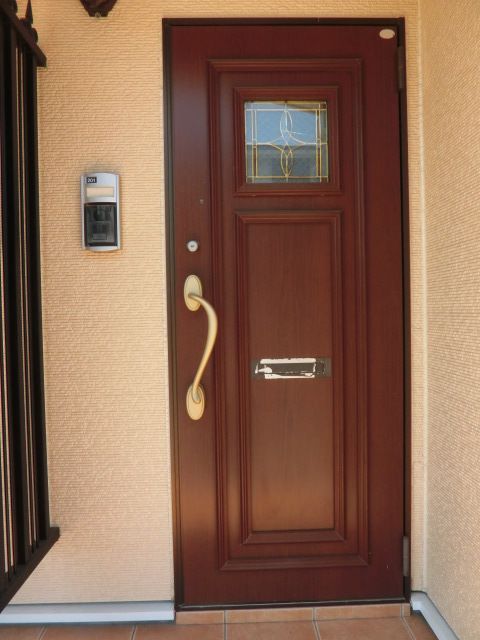 セキュリティ　訪問者の顔が見えて安心のTVモニターホン付きです