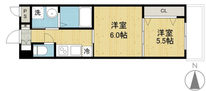 MOANA高城の間取り写真