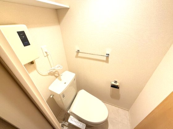 トイレ　ゆったりとした空間のトイレです
