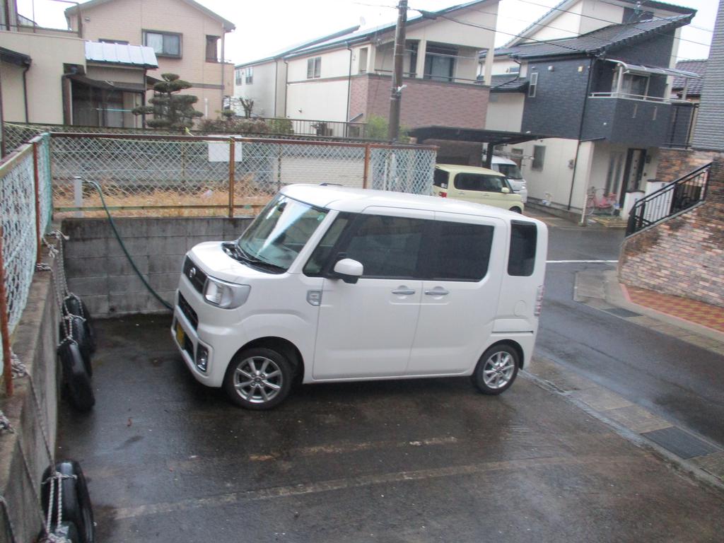 【鹿児島市西陵のアパートの駐車場】