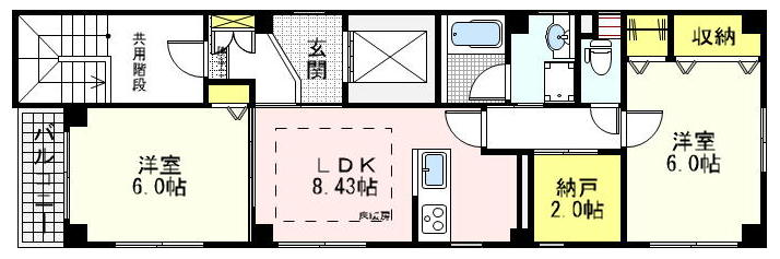 イストワールタカハシの間取り