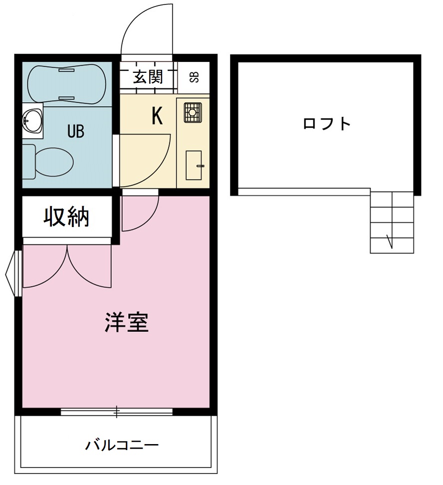 スカイピアケイの間取り