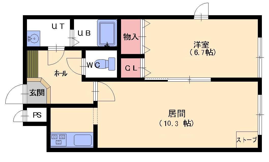 リベア麻生の間取り