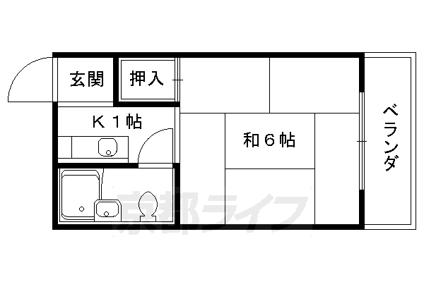 長谷川マンションの間取り