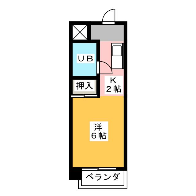 シャリオン鳩岡の間取り