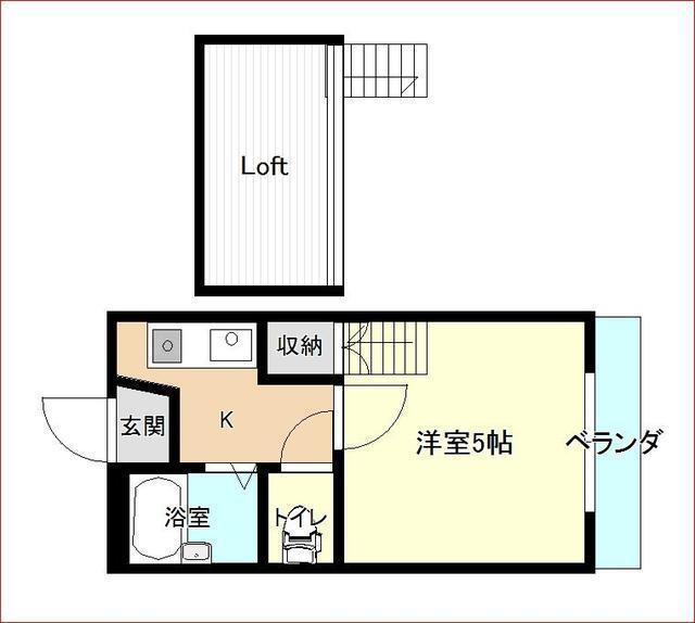 シングル１０の間取り