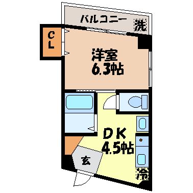 山形マンションの間取り