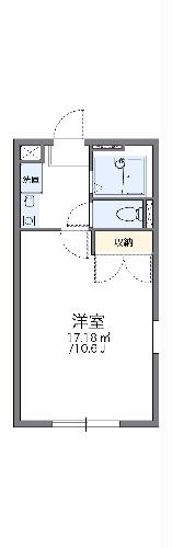 レオパレスゴールド舞の間取り