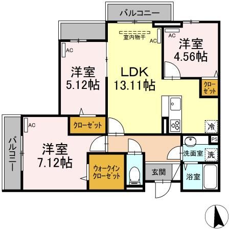 グラナーデ目白御留山の間取り