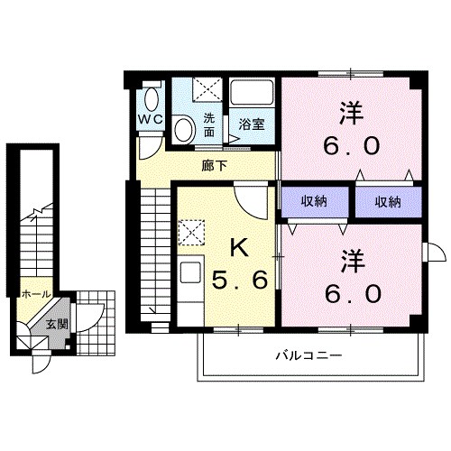 シャンティの間取り