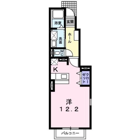 アンフィニ　A棟の間取り