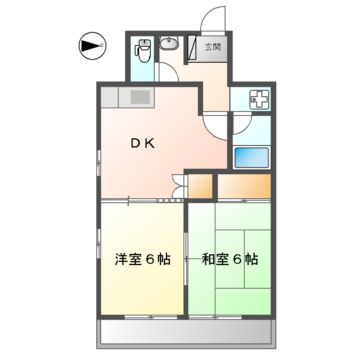 マンション山本　参番館の間取り