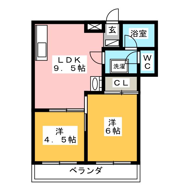 桜が丘ハイツの間取り