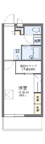 レオパレスＨｏｕｓｅ　Ｕｍｉ２の間取り