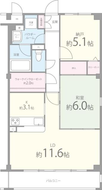 リヴィエール寺内町の間取り