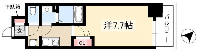 【プレサンス東別院駅前IIの間取り】