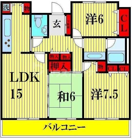 リバーサイド隅田セントラルタワーパレスの間取り