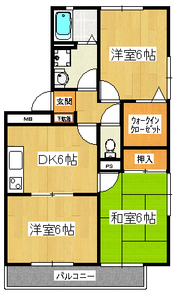 サンライトスクウェア壱番館の間取り