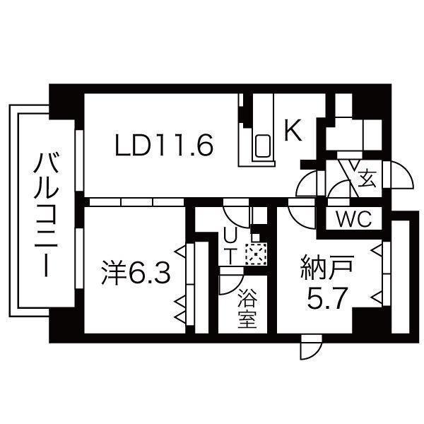 ＧＲＯＯＶＥ堺東レジデンスの間取り