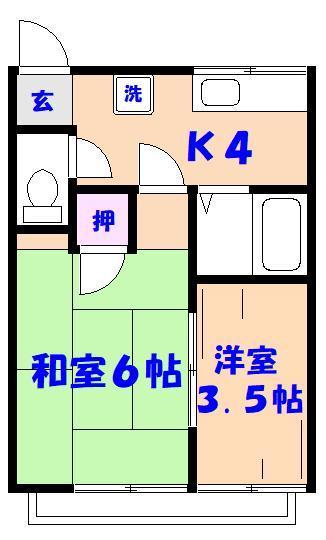 第３三橋荘の間取り