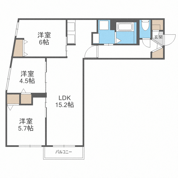 Ｃｏｍｆｙ栄通の間取り