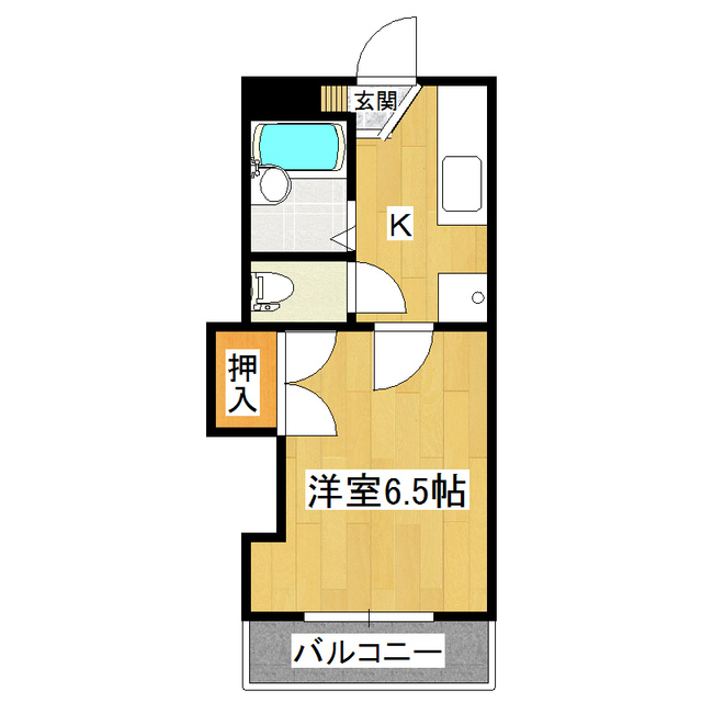 つくば市天久保のマンションの間取り