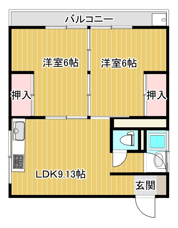 水本ビルの間取り