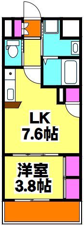 アクシーズタワー川口VIIIの間取り