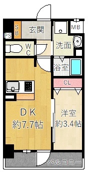 大阪難波Ｎｏａｈの間取り