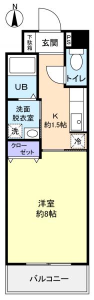 カミユ津田沼の間取り