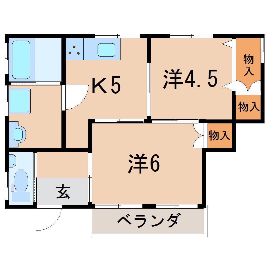 グリーンだての間取り