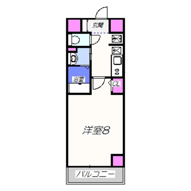 【フォレストインサイド鳳の間取り】