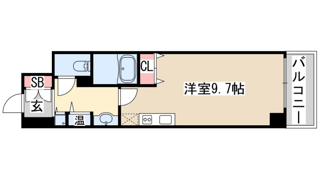 カスタリア三宮の間取り