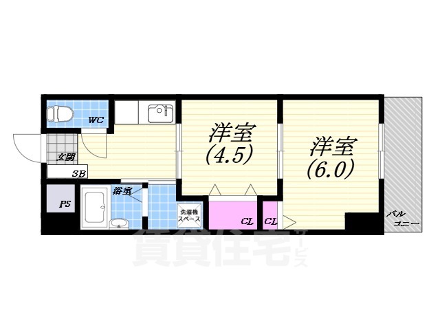 FM城ヶ堀の間取り