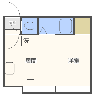 札幌市東区北三十三条東のアパートの間取り