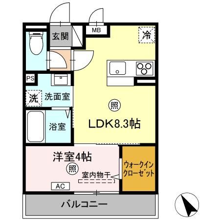 ロイヤルステージ塩町の間取り