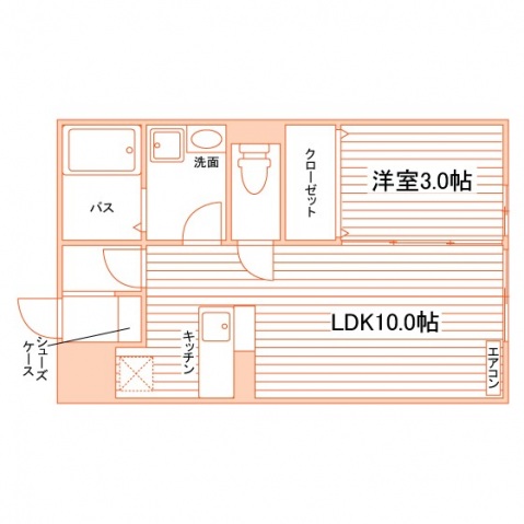 プレステージ南通の間取り