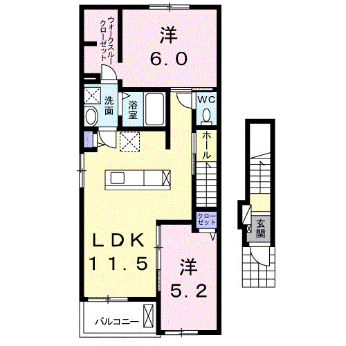 コンフォートスクエアの間取り