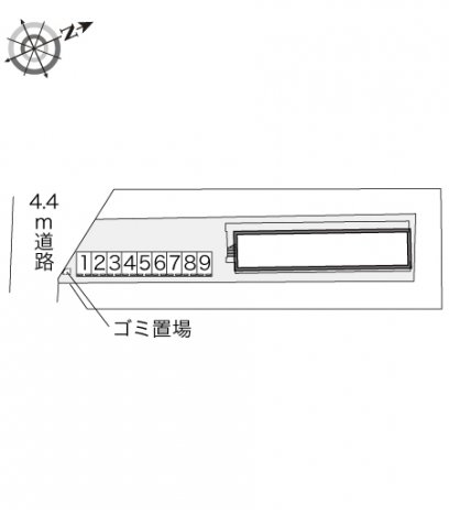 【レオパレス繁田のエントランス】