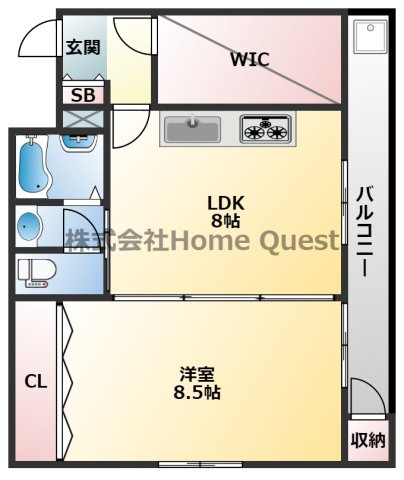 縁ビルの間取り